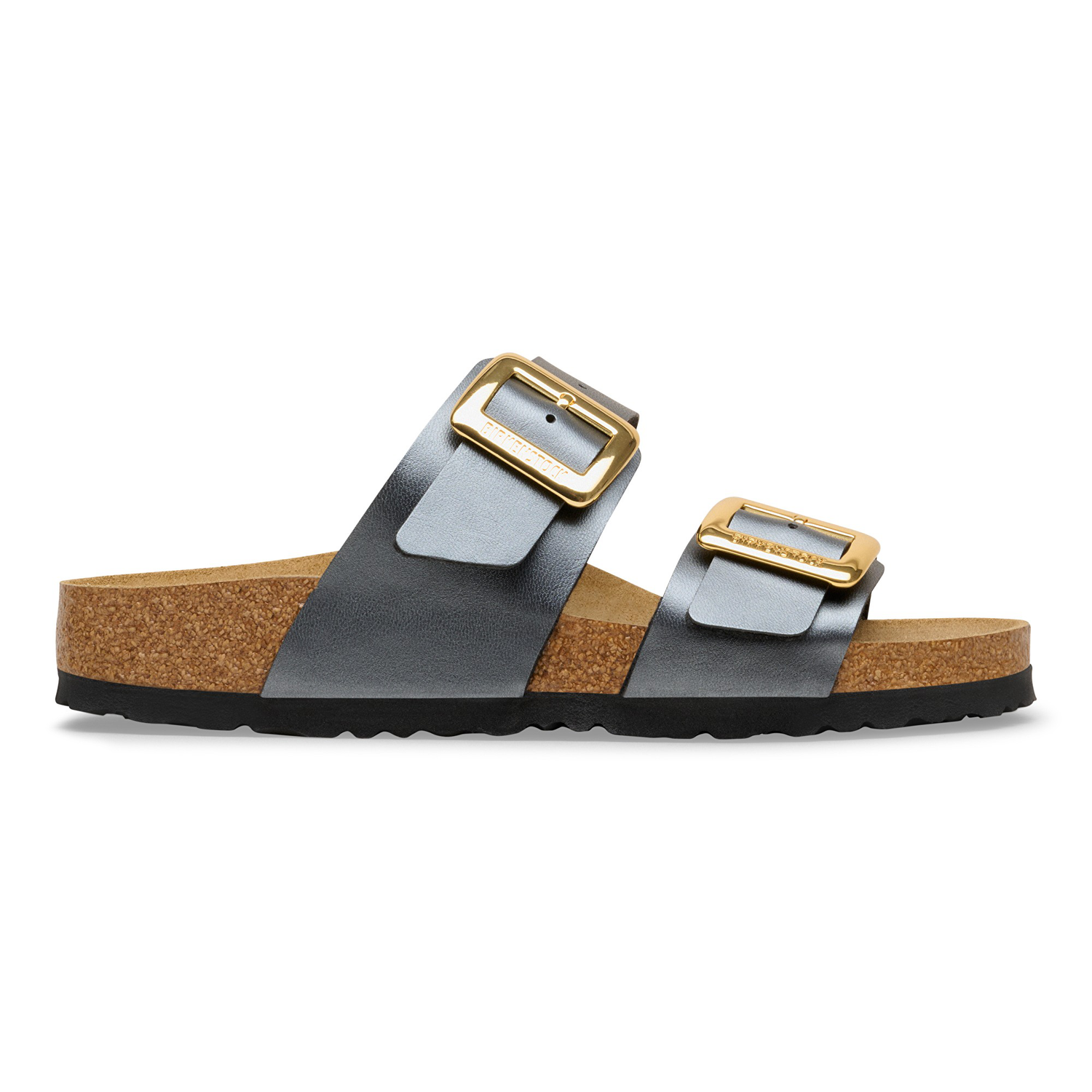 Sydney Cushion Buckle Birko-Flor Metallic Black - BIRKENSTOCK