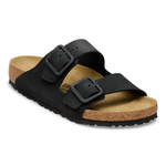 Arizona Wire Buckle Nubuk Leather Black - BIRKENSTOCK
