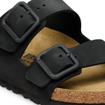 Arizona Wire Buckle Nubuk Leather Black - BIRKENSTOCK
