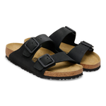 Arizona Wire Buckle Nubuk Leather Black - BIRKENSTOCK