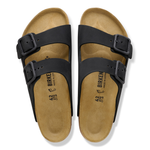 Arizona Wire Buckle Nubuk Leather Black - BIRKENSTOCK