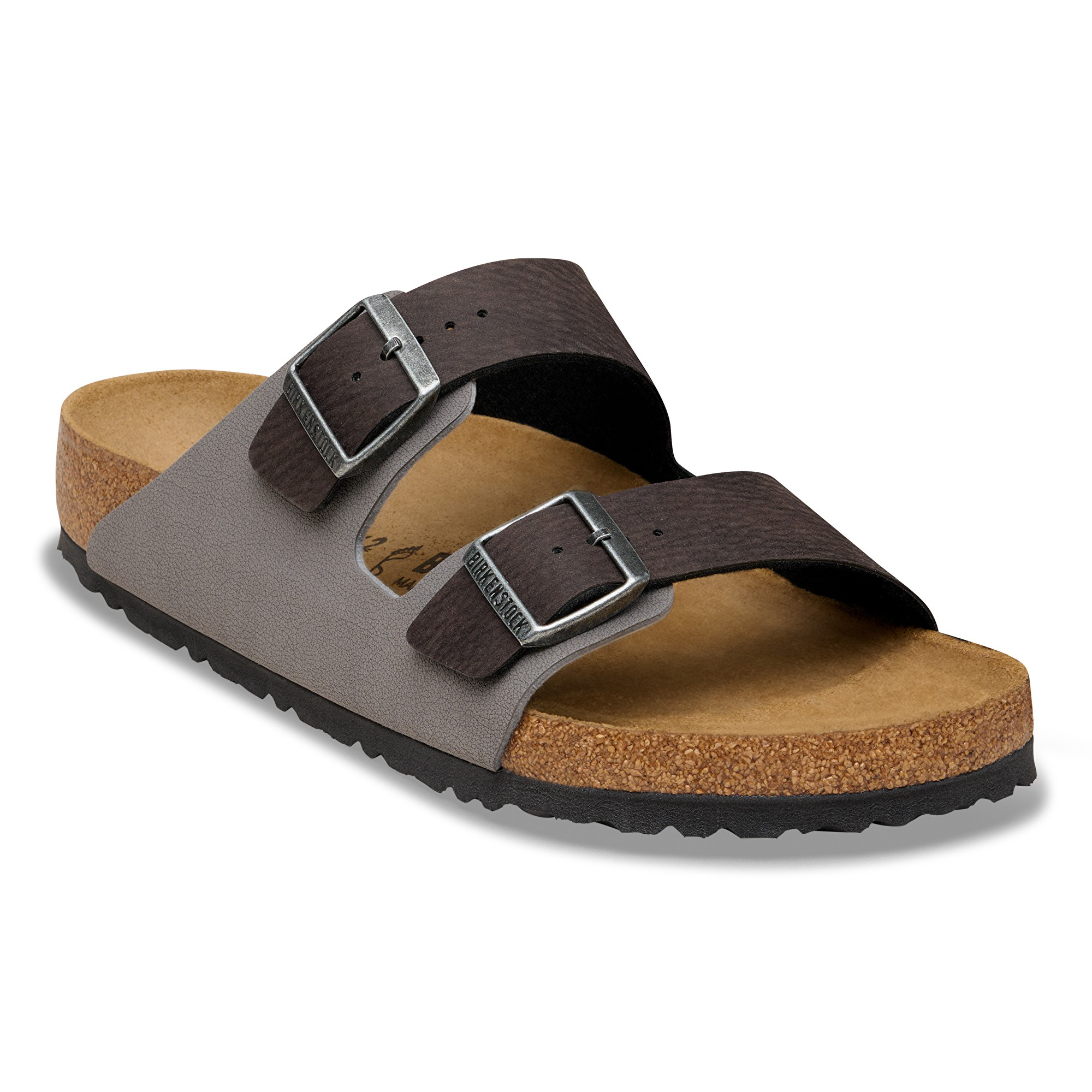 Arizona BS Mixed Synthetics Black/Dark Gull Gray – BIRKENSTOCK Arizona BS Mixed Synthetics Black/Dark Gull Gray – BIRKENSTOCK