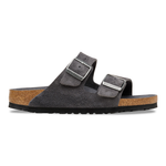 Arizona Soft Footbed Suede Leather Charcoal Tonal FB - BIRKENSTOCK