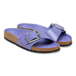 Madrid Big Buckle Natural Leather Patent High-Shine Purple Dusk - BIRKENSTOCK