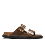 Arizona Droplet Buckle Natural Leather Patent High-Shine Carafe - BIRKENSTOCK