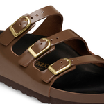 Florida Fresh Natural Leather Patent High-Shine Carafe/Black - BIRKENSTOCK
