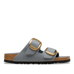 Arizona Big Buckle Natural Leather Oiled Basalt Gray - BIRKENSTOCK