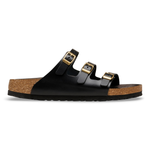 Florida Fresh Natural Leather Black New Dressy Leather - BIRKENSTOCK