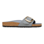 Madrid Big Buckle Natural Leather Oiled Basalt Gray - BIRKENSTOCK