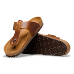 Safaga Natural Leather Cognac - BIRKENSTOCK