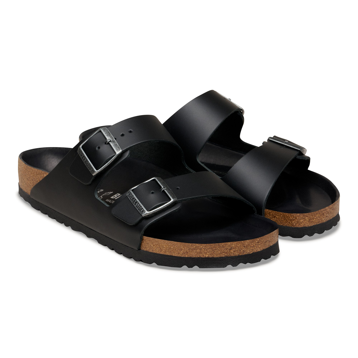 Arizona BS Natural Leather Black - BIRKENSTOCK