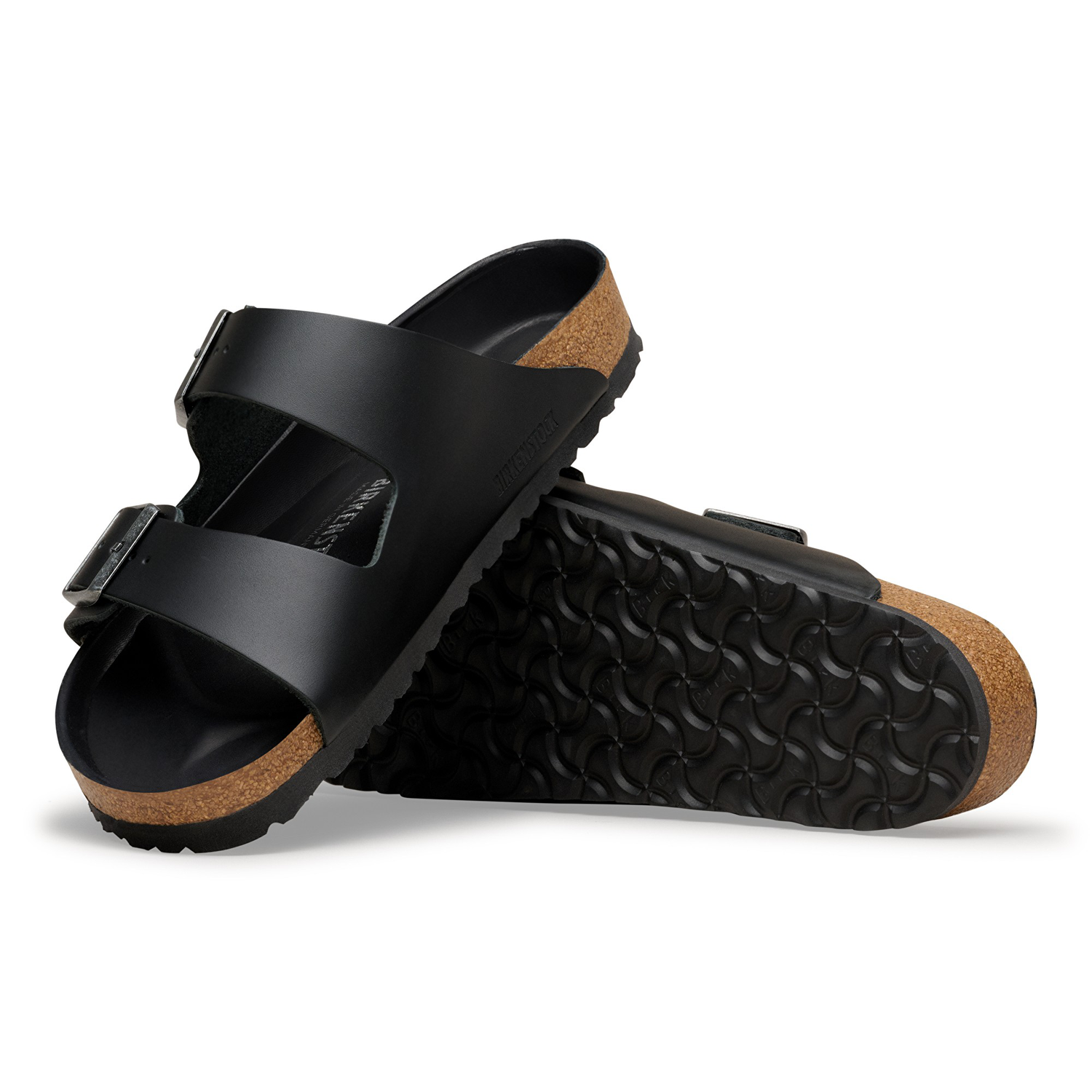 Arizona BS Natural Leather Black - BIRKENSTOCK
