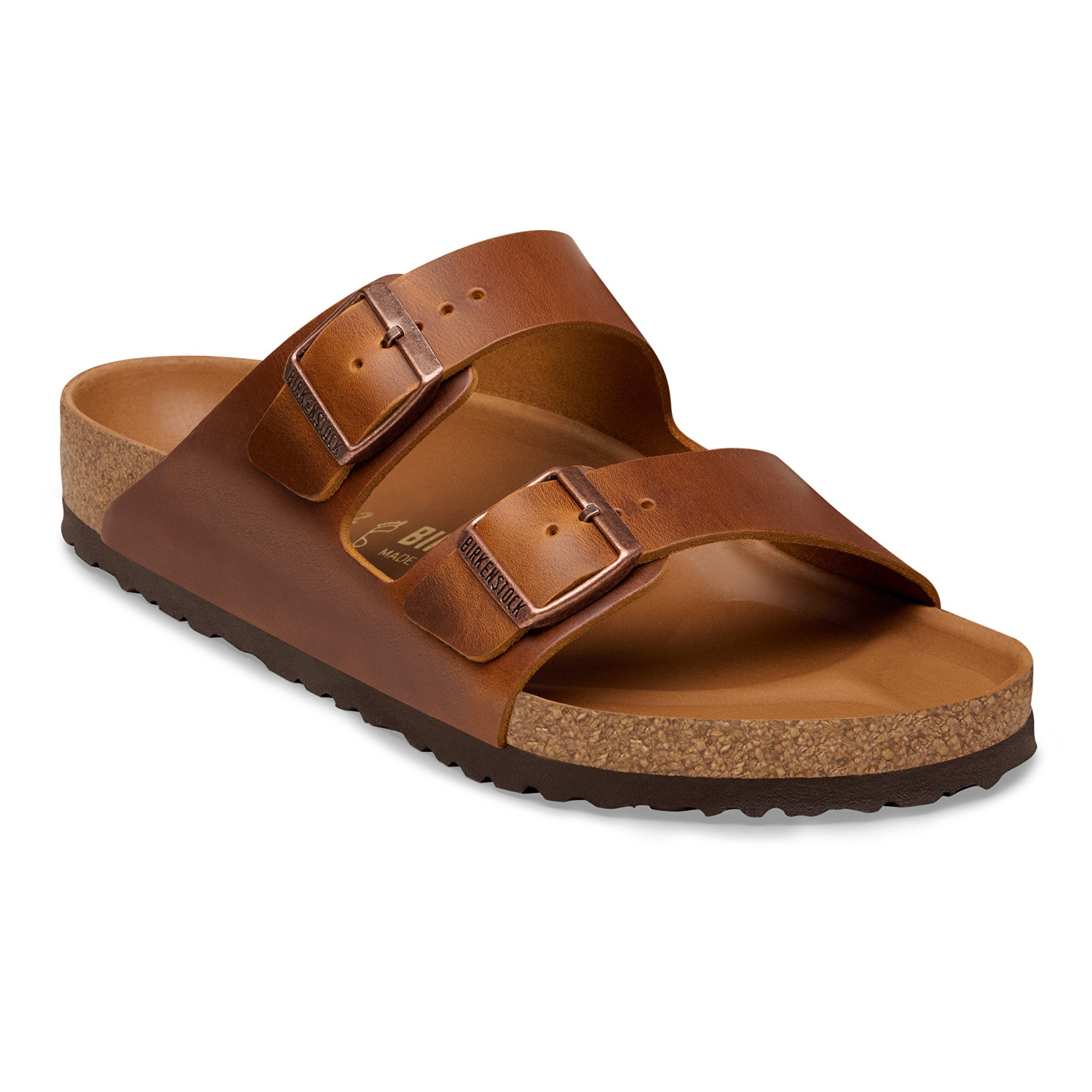 Arizona BS Natural Leather Cognac - BIRKENSTOCK