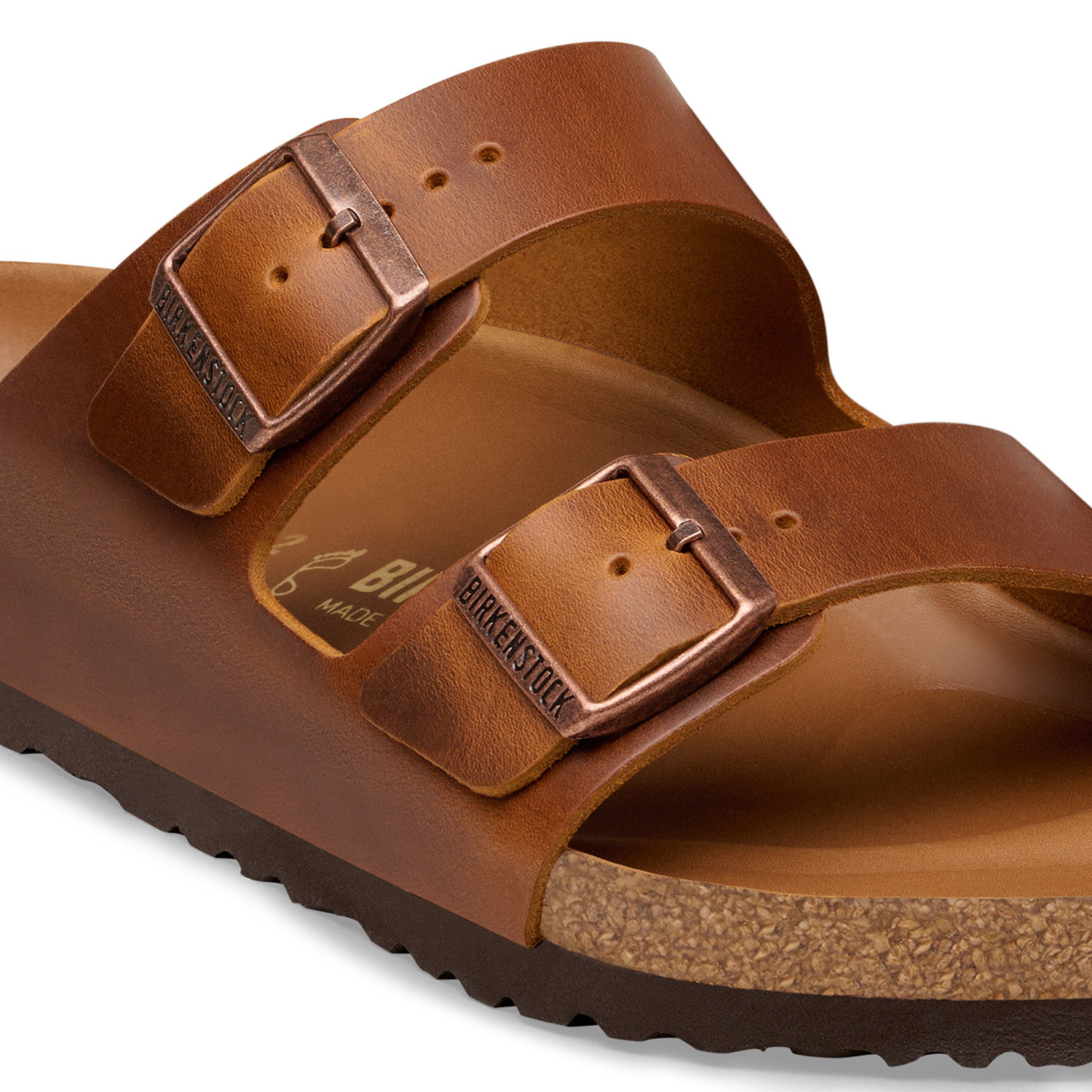 Arizona BS Natural Leather Cognac - BIRKENSTOCK