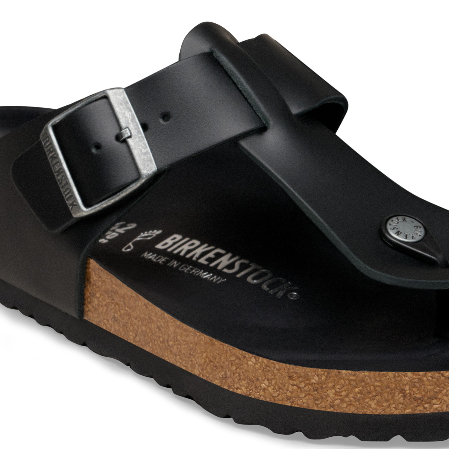 Safaga Natural Leather Black - BIRKENSTOCK