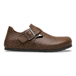 London Single Strap Natural Leather Embossed Carafe Semi Veg Tan - BIRKENSTOCK