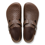 London Single Strap Natural Leather Embossed Carafe Semi Veg Tan - BIRKENSTOCK