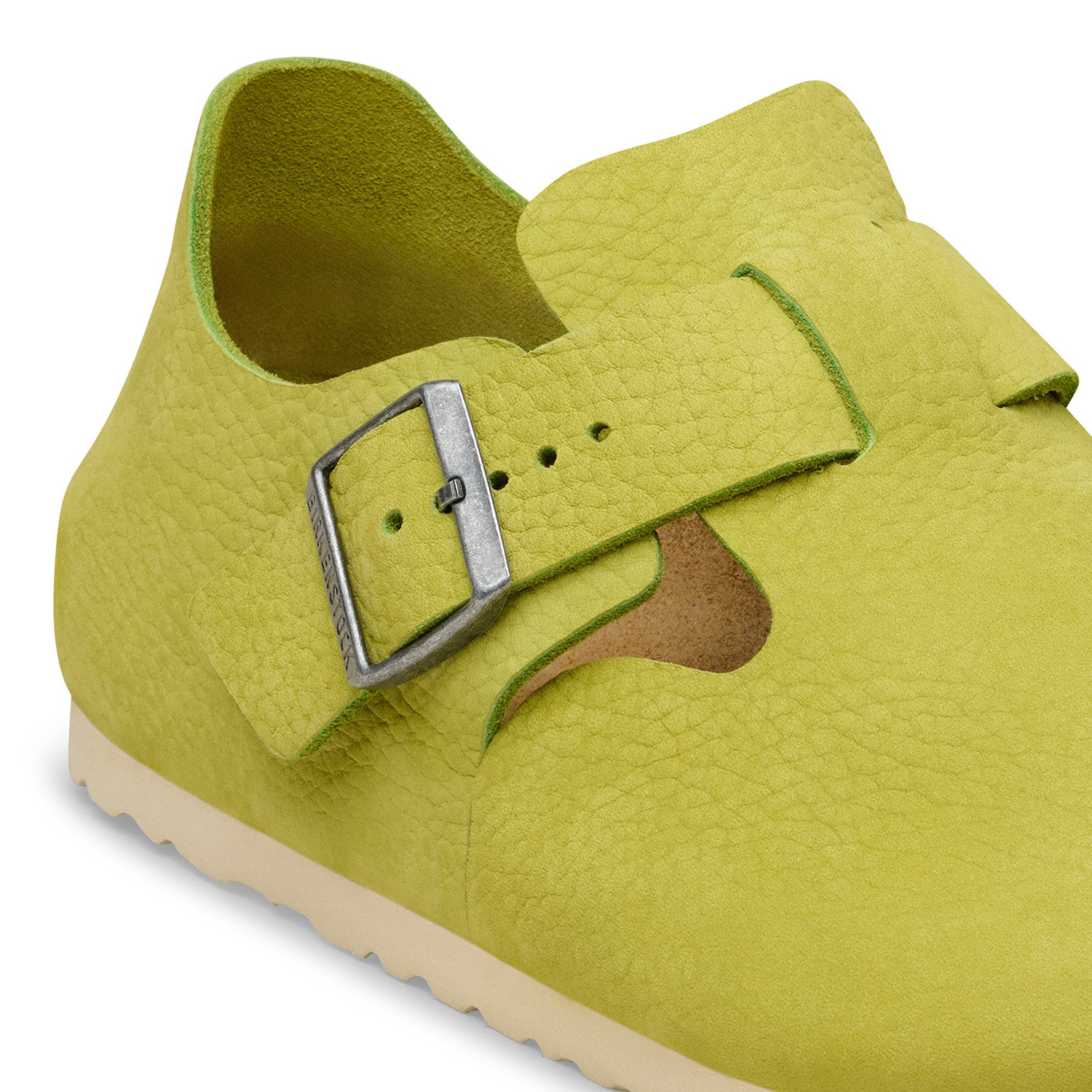 London BS Nubuk Leather Archive Mid Green - BIRKENSTOCK