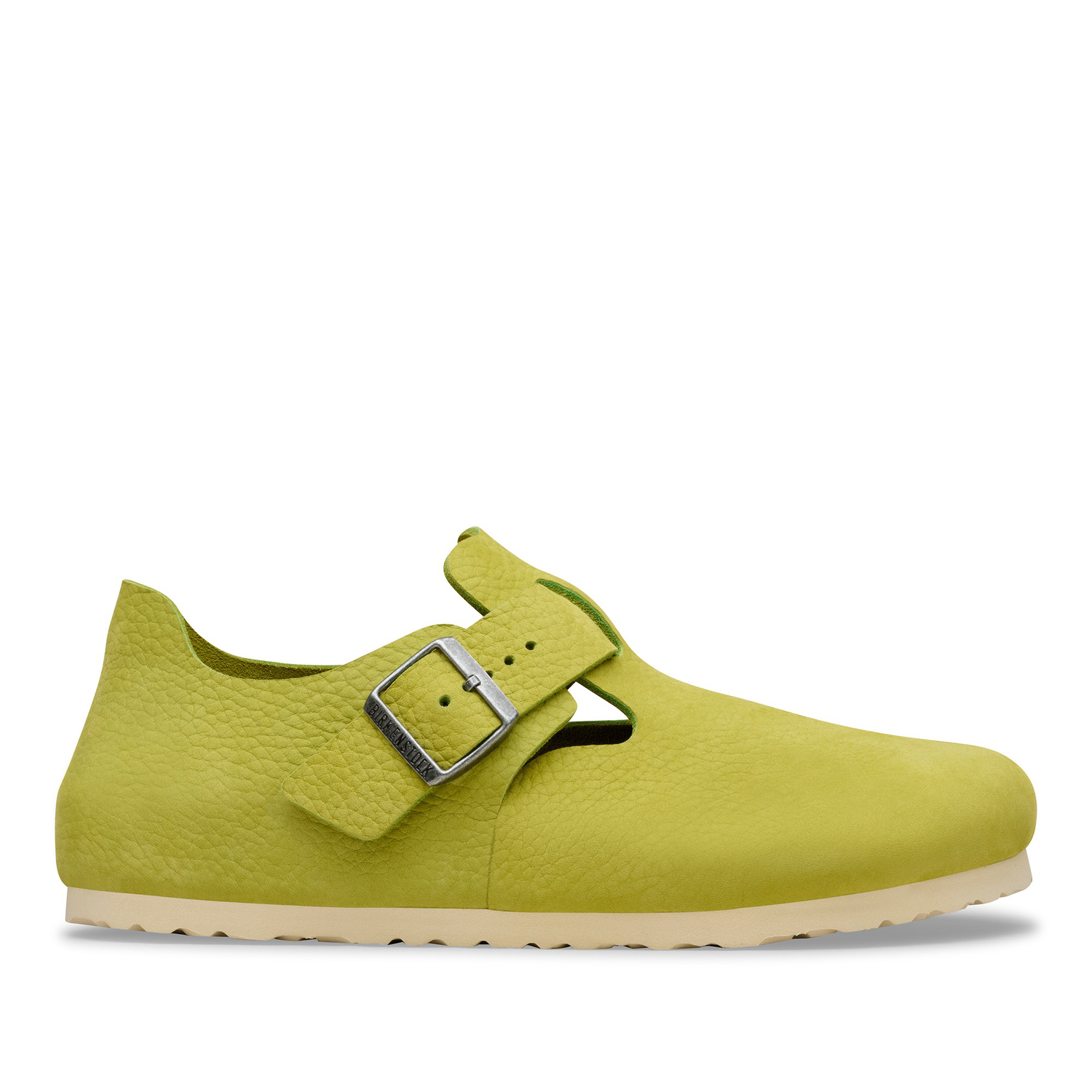 London BS Nubuk Leather Archive Mid Green - BIRKENSTOCK