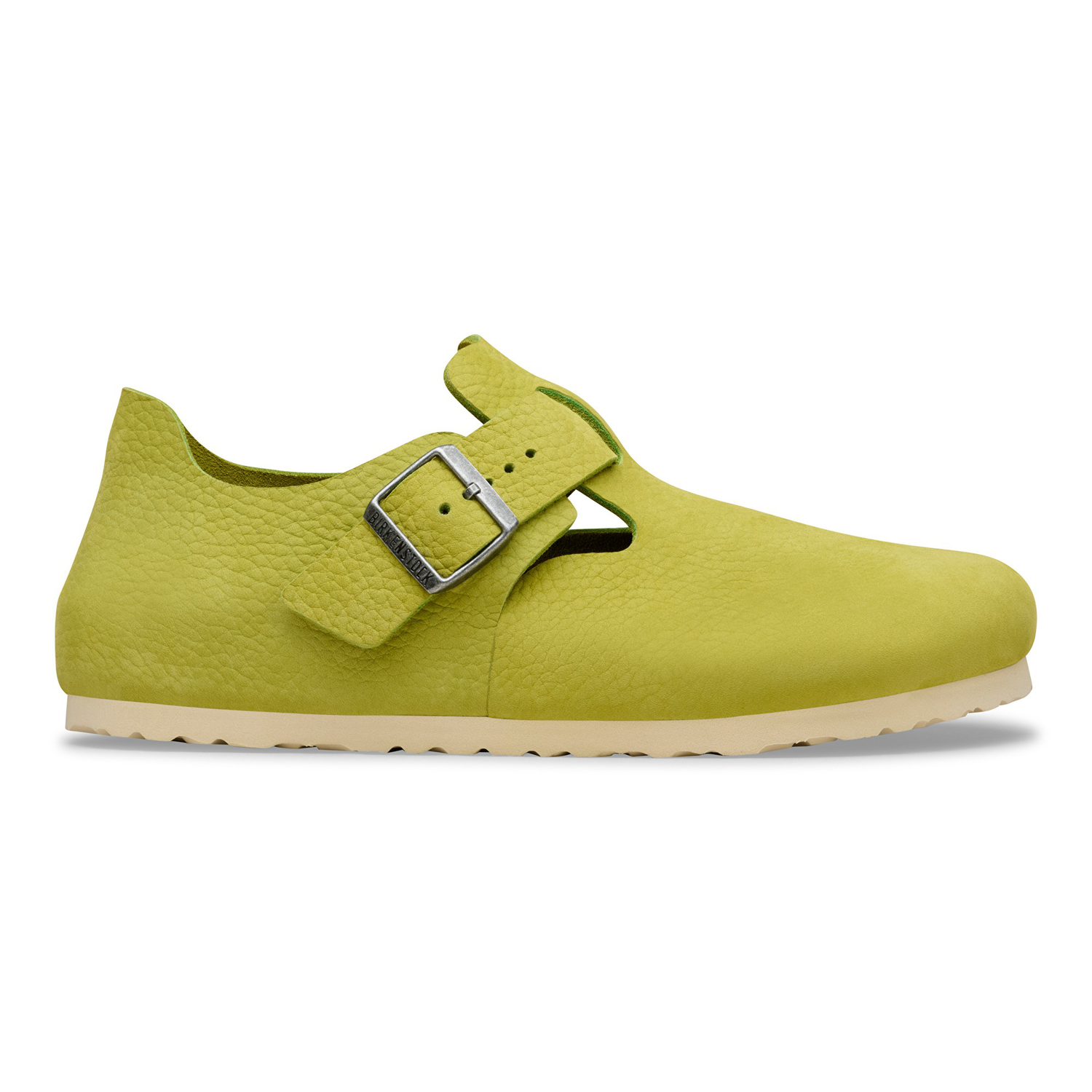 London BS Nubuk Leather Archive Mid Green - BIRKENSTOCK