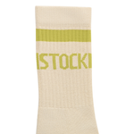 Cotton Tennis Socks Cotton/Polyamid/Elastane Oatmeal/Archive Mid Green - BIRKENSTOCK