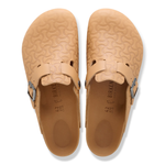 Boston BS Natural Leather Embossed Nature Semi Veg Tan - BIRKENSTOCK