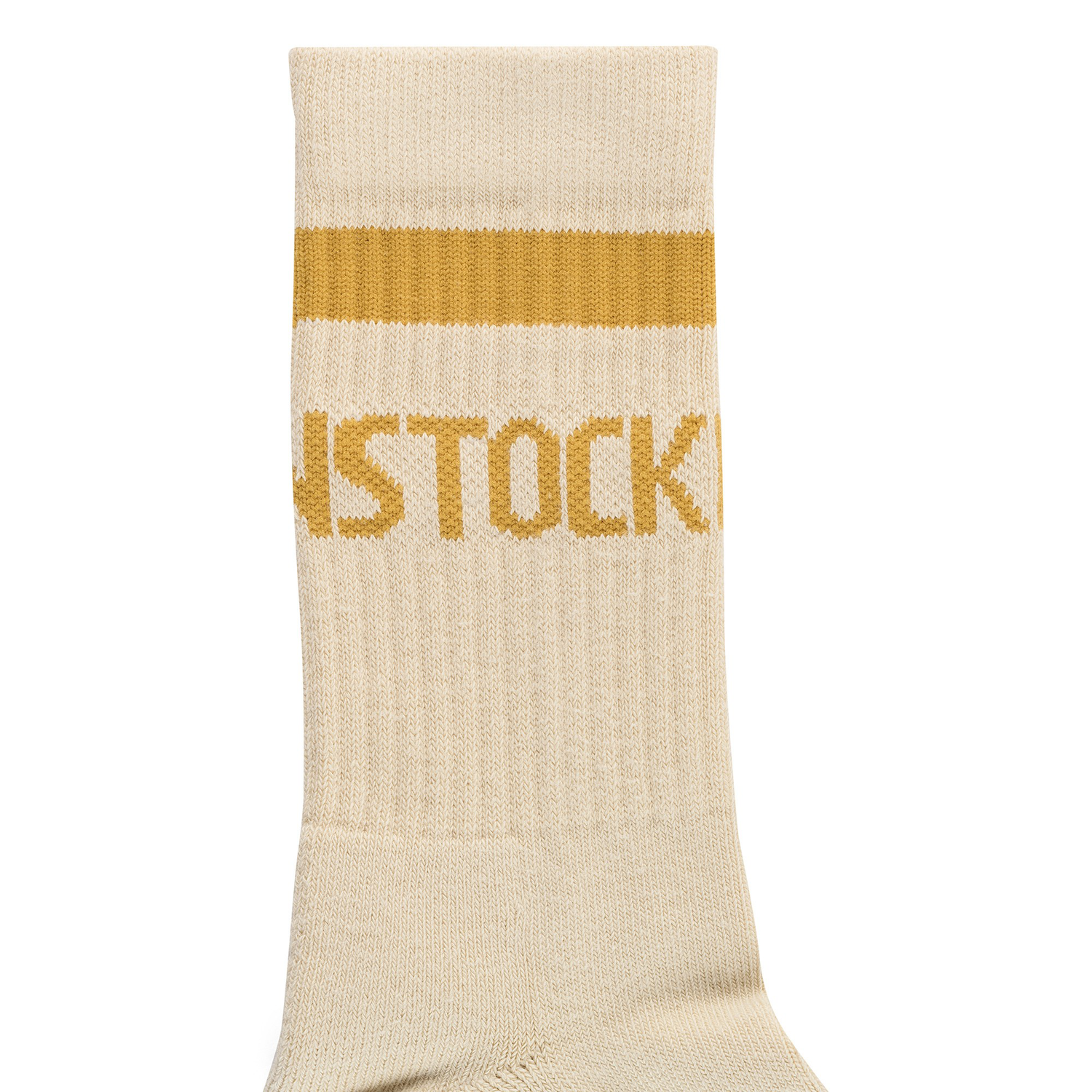 Cotton Tennis Socks Cotton/Polyamid/Elastane Oatmeal/Archive Yellow - BIRKENSTOCK