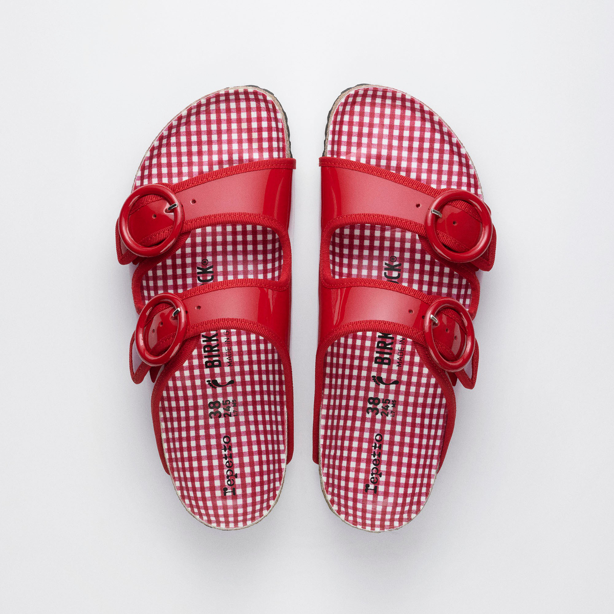 Repetto Arizona Patent Leather Flame Red