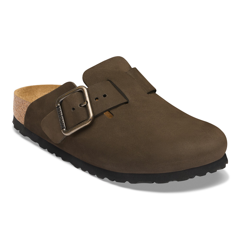 Boston Wire Buckle Nubuck Leather Mocca - Image 1