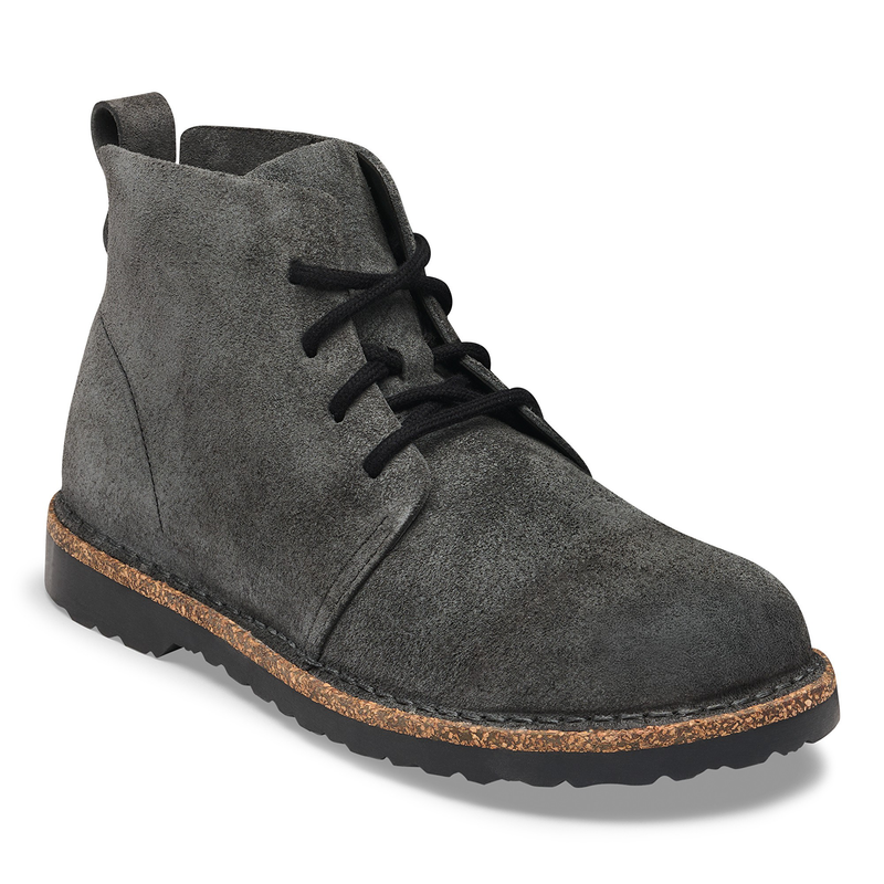 Uppsala Mid Suede Leather Charcoal