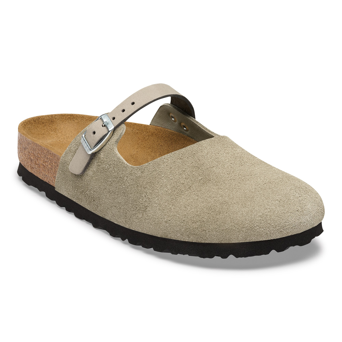 Maria Suede Leather Taupe