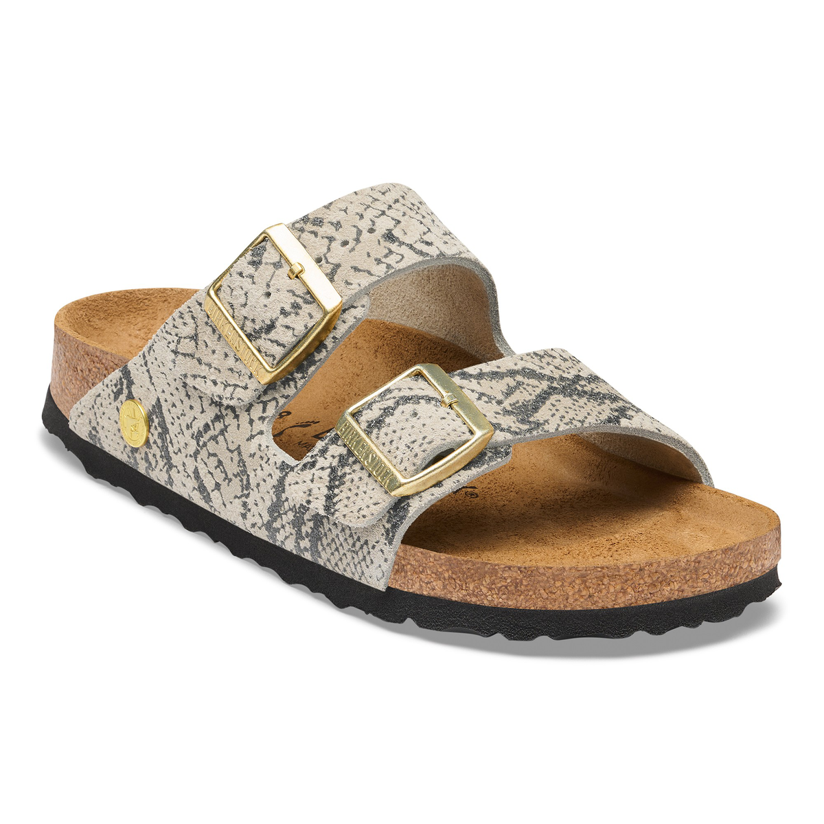 Arizona Suede Leather Snake Oyster