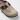 Boston Embroidery Suede Leather Taupe