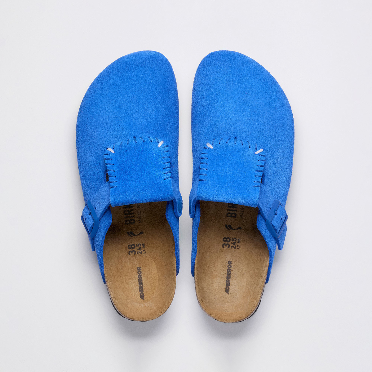 ADERERROR Boston Flap Suede Leather Ultra Blue