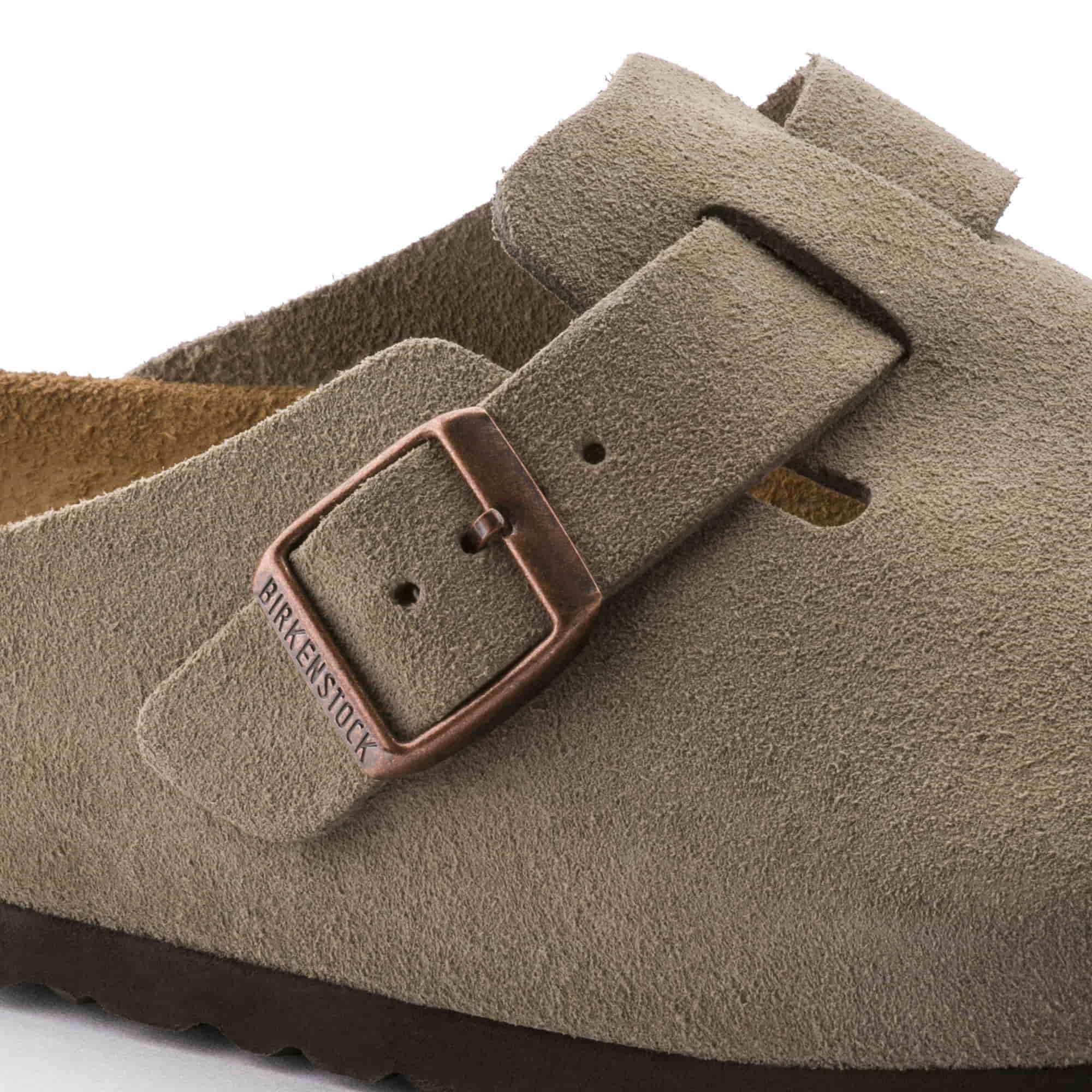 BIRKENSTOCK BOSTON TAUPE　サイズ41 Buy Beige Beige/Taupe Boston Soft Footbed Suede Leather