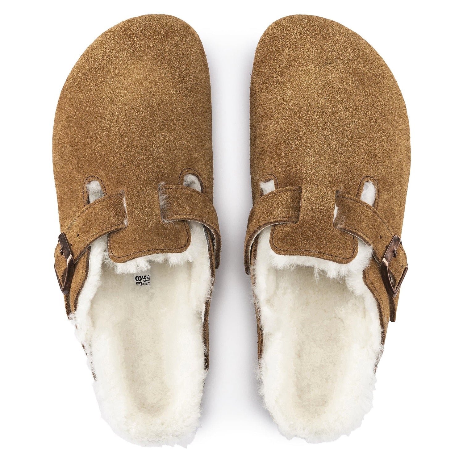 Buy Brown Brown/Mink Boston Shearling Suede Leather Online in