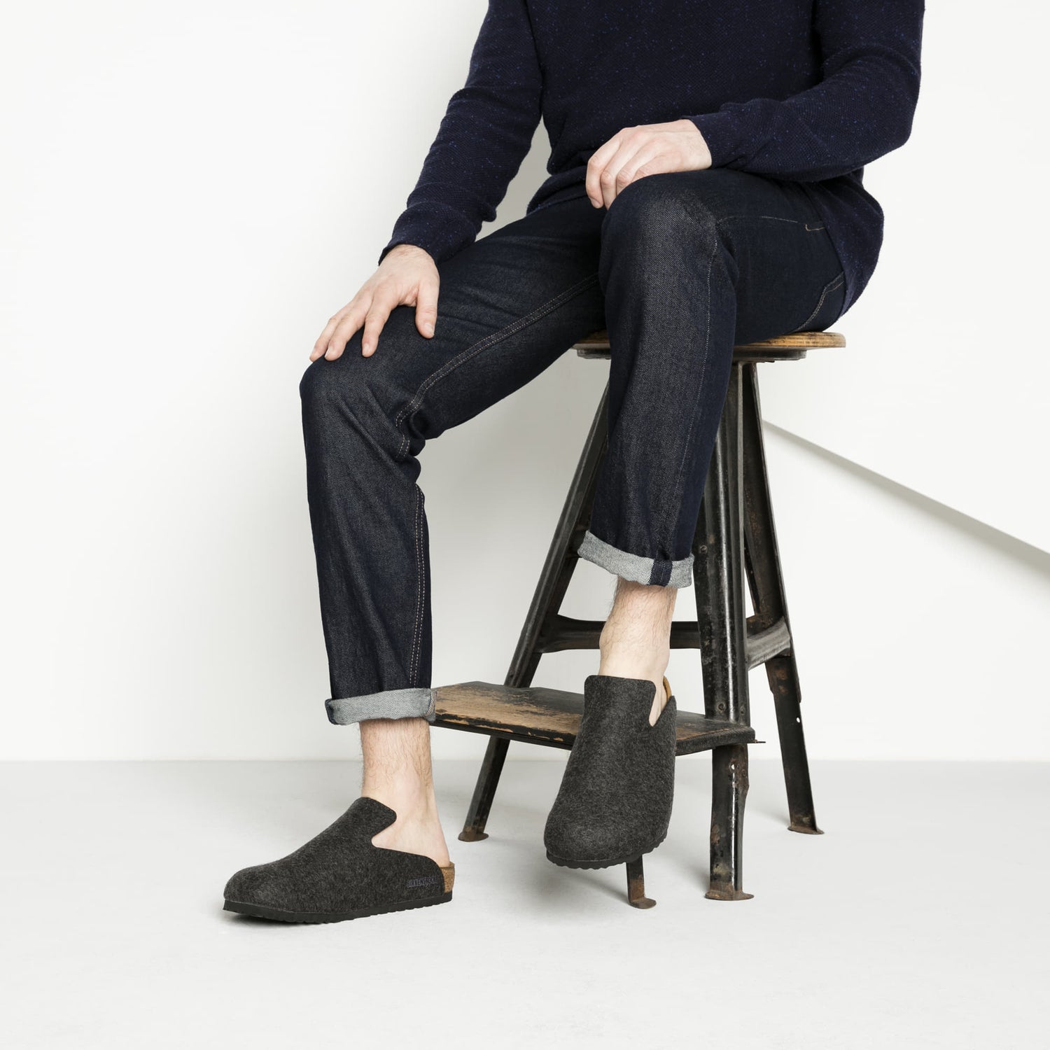 Buy Gray Gray/Anthracite Davos Wool Felt Online in India BIRKENSTOCK