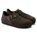 London Oiled Leather/Suede Leather Ebony - BIRKENSTOCK