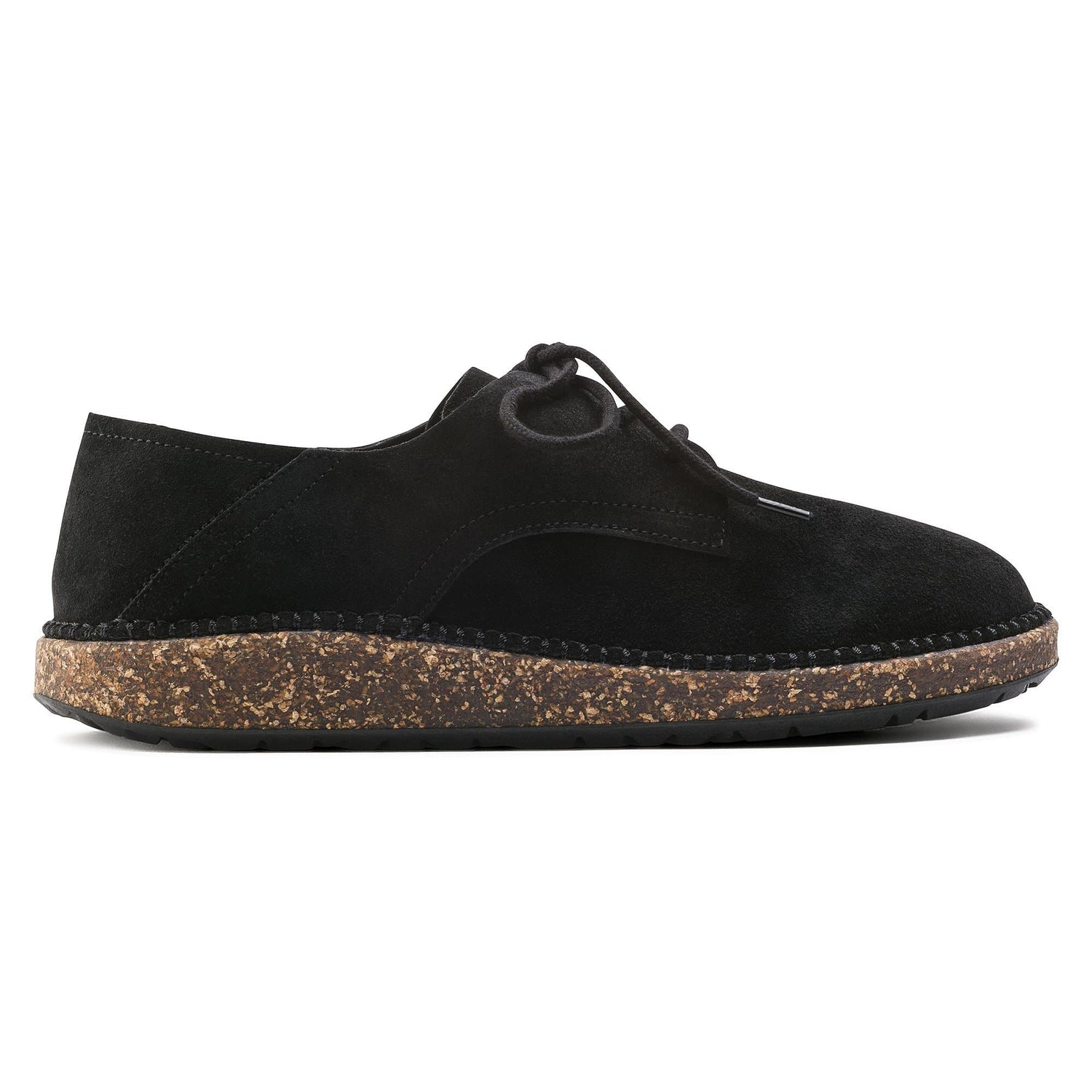 BIRKENSTOCK Gary Suede Leather Shoe Black - Main Image