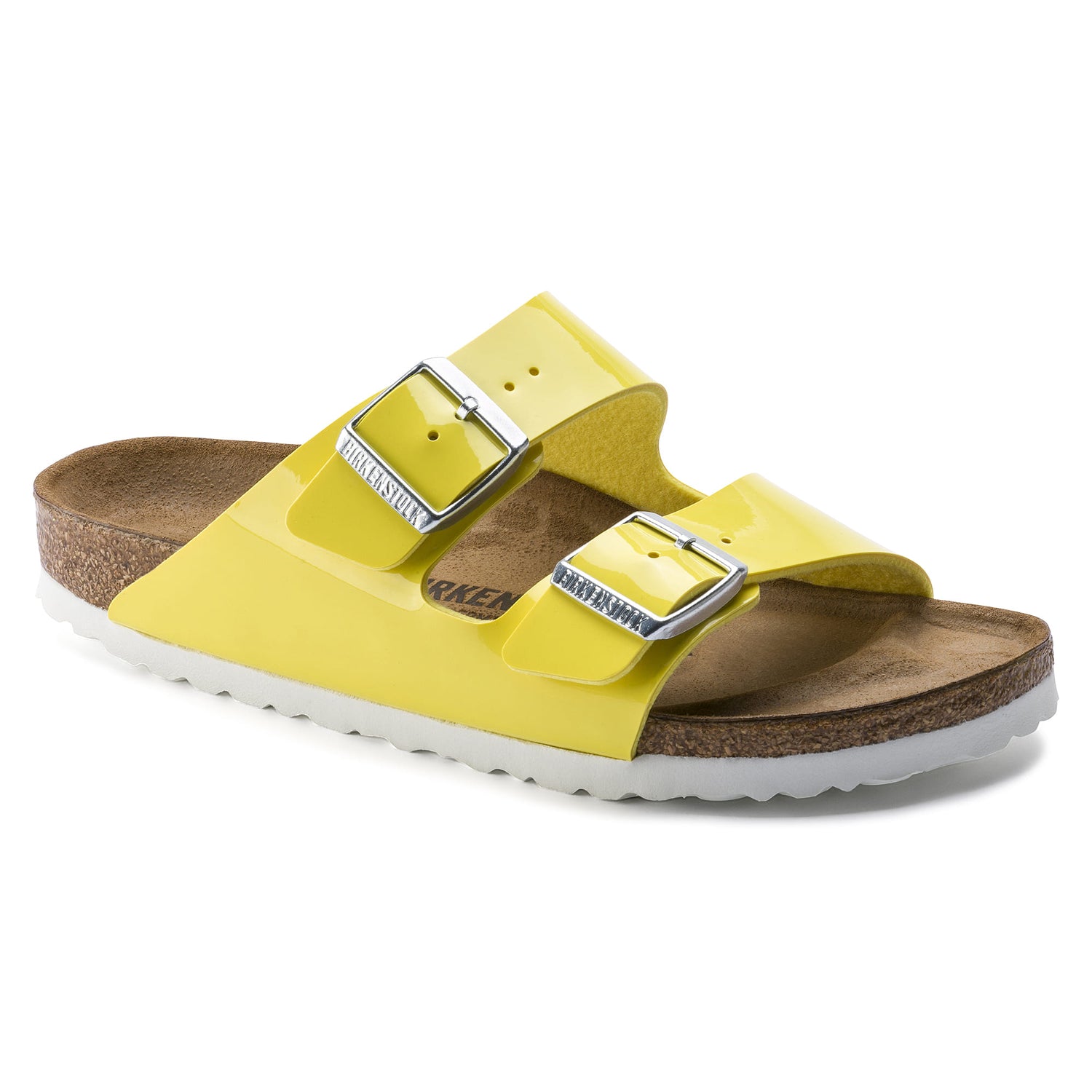 BIRKENSTOCK Arizona Birko-Flor Patent Sandal Yellow Sun