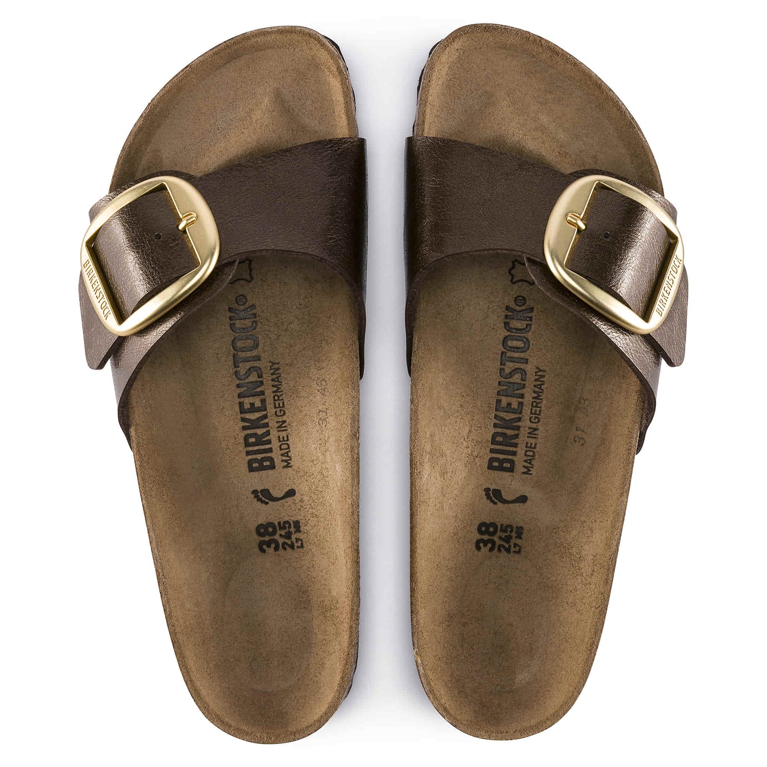 BIRKENSTOCK Madrid Big Buckle Birko-Flor Sandals Graceful Toffee
