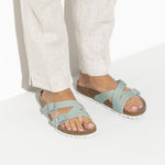 Yao Suede Leather Washed Metallic Mineral - BIRKENSTOCK