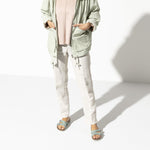 Yao Suede Leather Washed Metallic Mineral - BIRKENSTOCK