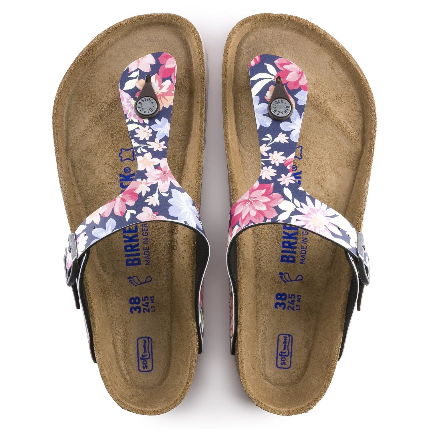 Flower Birkenstock Floral Print Birkenstock Birki's Salina Leather