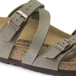 Salina Birko-Flor Nubuck Stone Gray bsi - BIRKENSTOCK