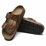 Arizona Embossed Natural Leather - BIRKENSTOCK
