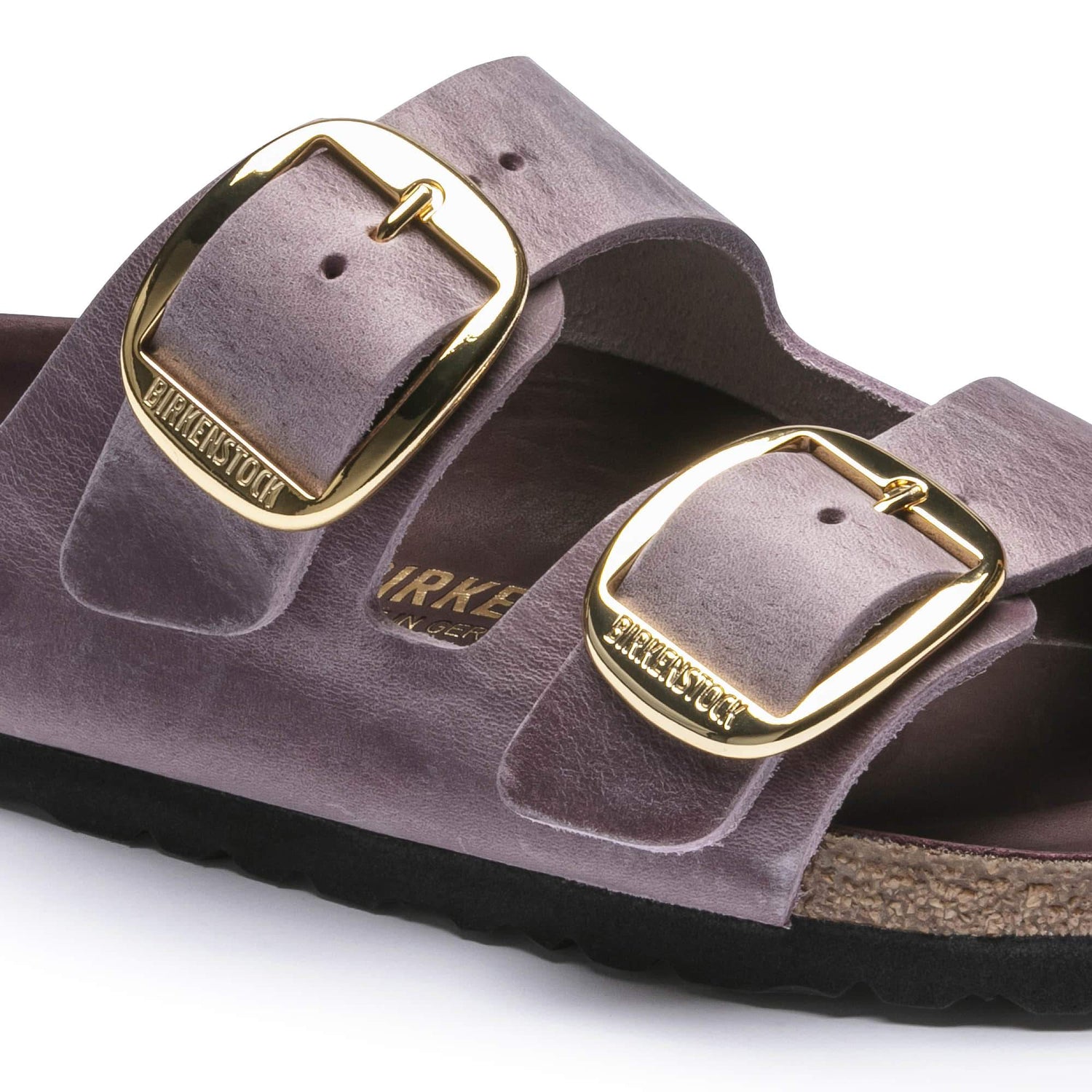 BIRKENSTOCK Arizona Big Buckle Oiled Leather Sandal Lavender Blush