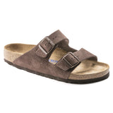 BIRKENSTOCK Arizona Soft Footbed Nubuck Leather Desert Buck Roast Sandal