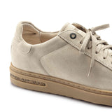 Shop Birkenstock Beige/Sandcastle Bend Low Suede Leather Shoes
