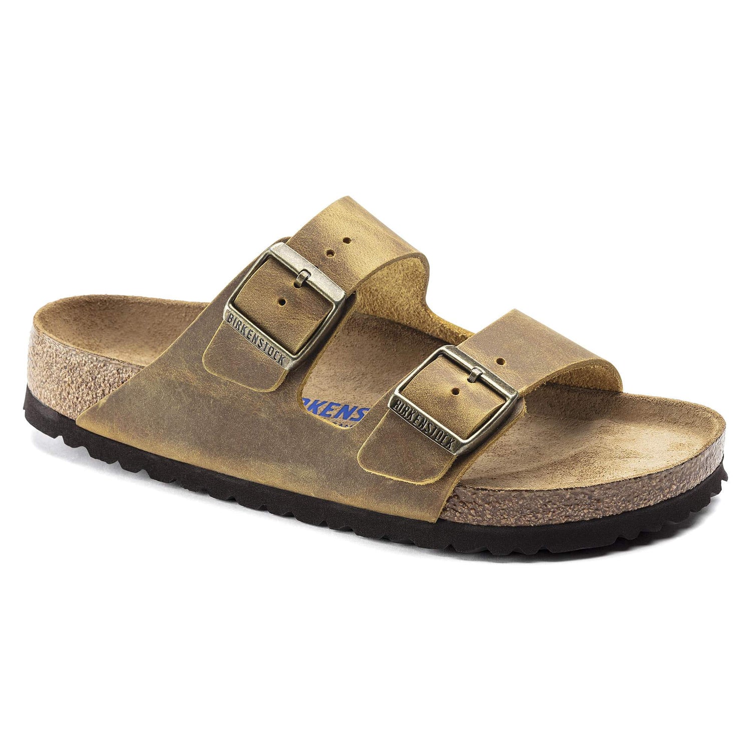 BIRKENSTOCK Arizona Soft Footbed Oiled Leather Sandal Ochre